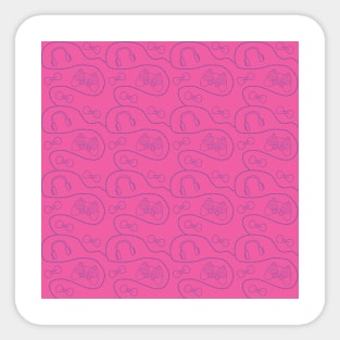 Geek Girl Pattern 8 Sticker